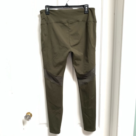 JOYSPELS YOGA PANTS W/ POCKETS HIGH WAIST WORKOUT LEGGINGS W/ TUMMY CONTROL XXL - Picture 3 of 8